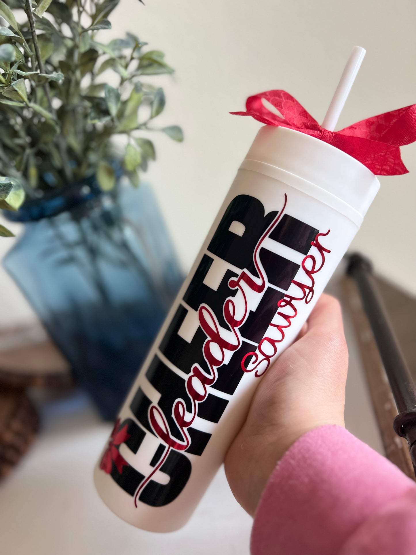 Personalized Cheer Tumbler