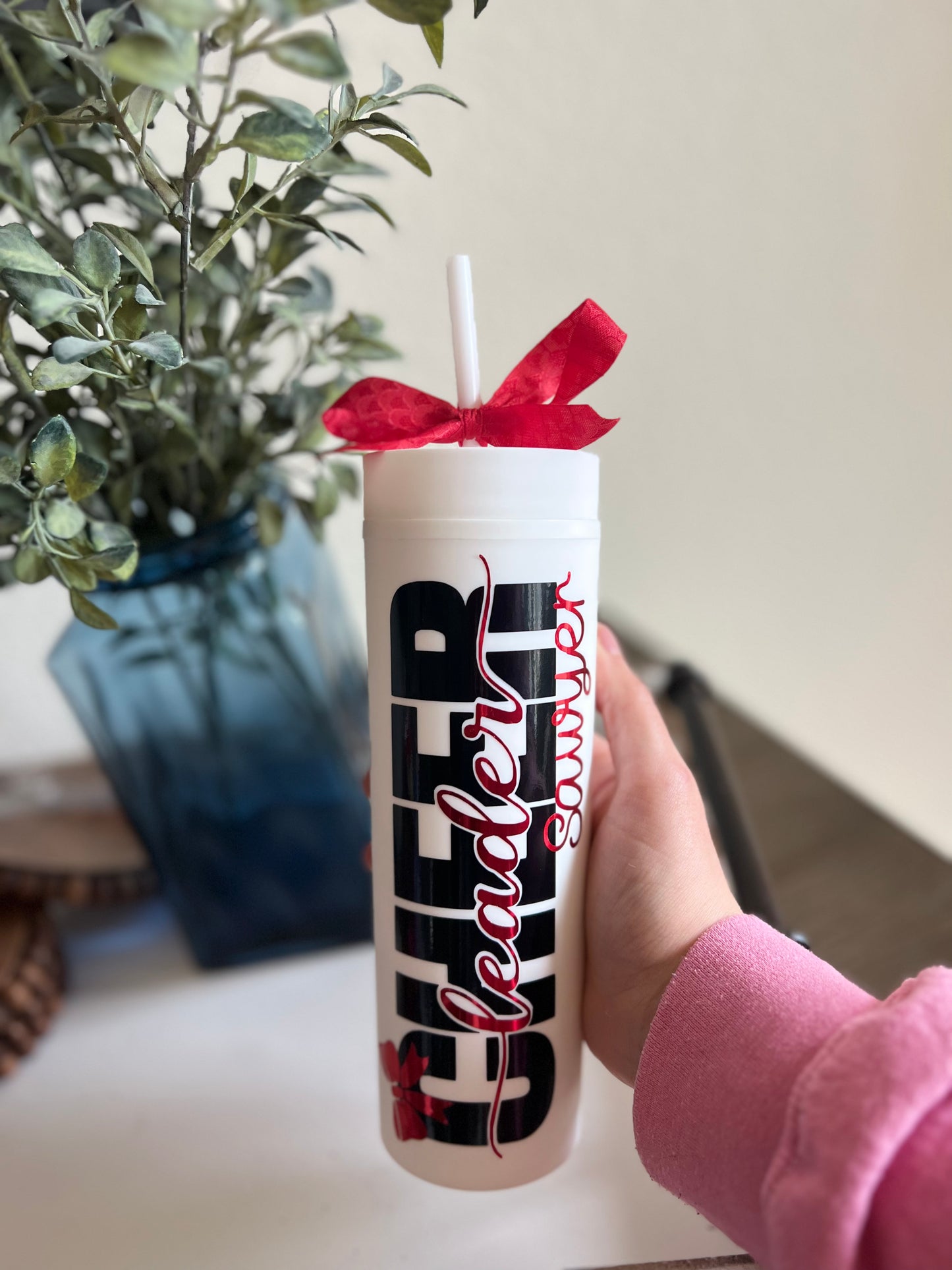 Personalized Cheer Tumbler