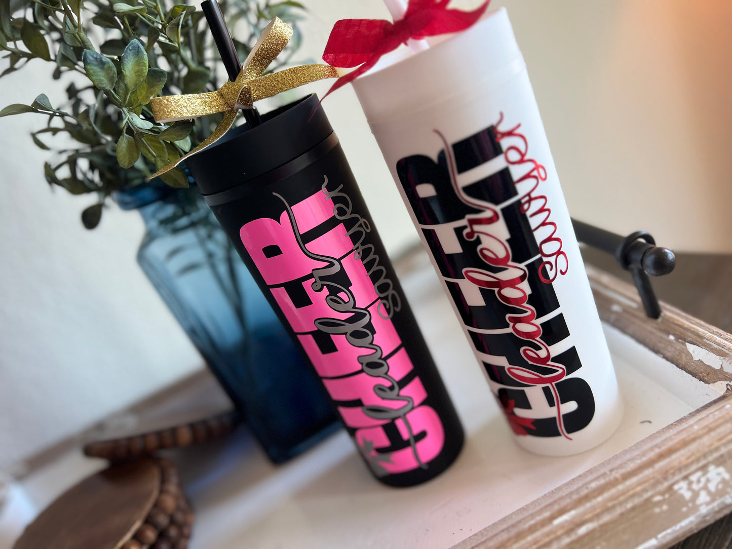 Personalized Cheer Tumbler