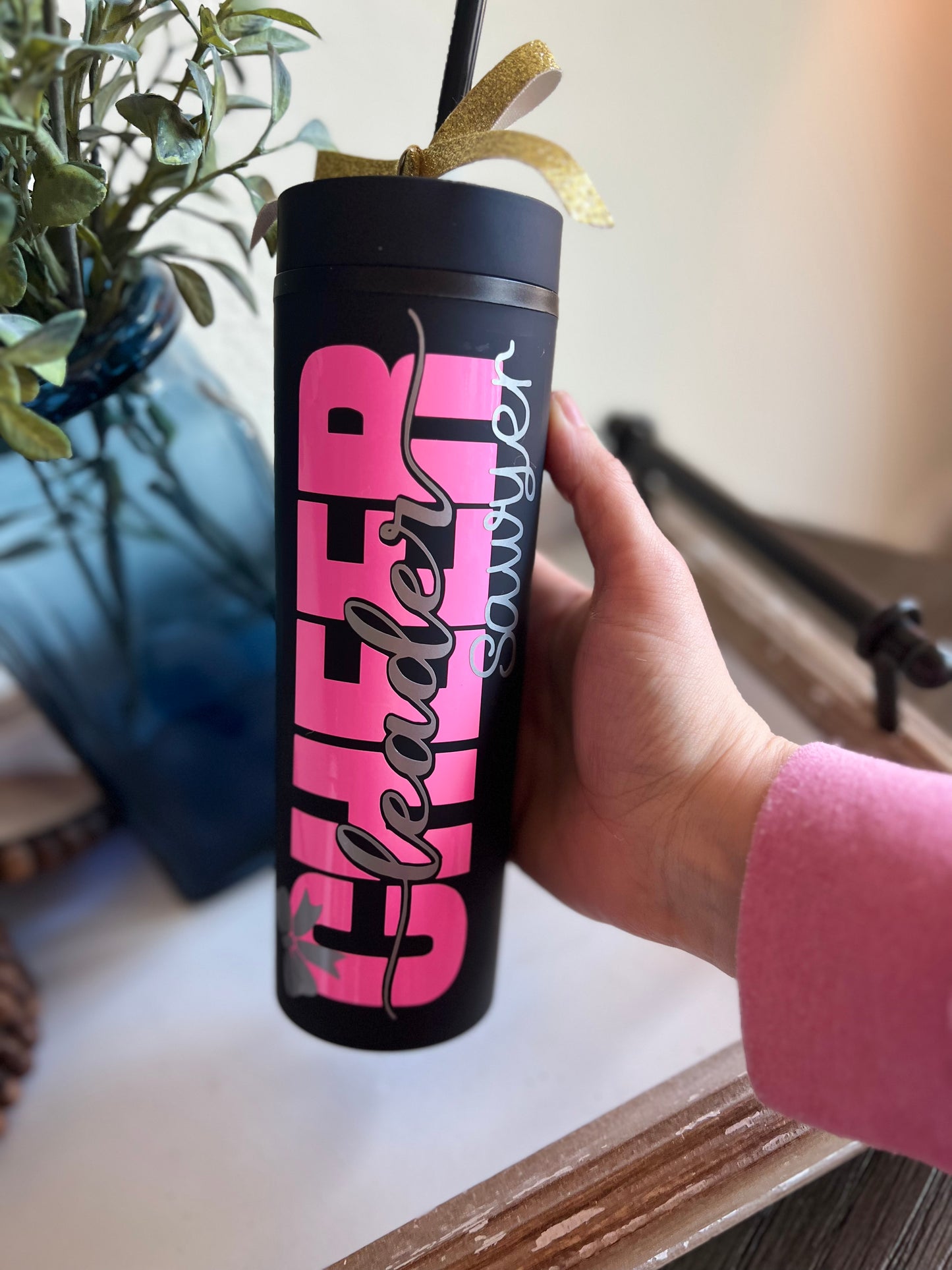 Personalized Cheer Tumbler